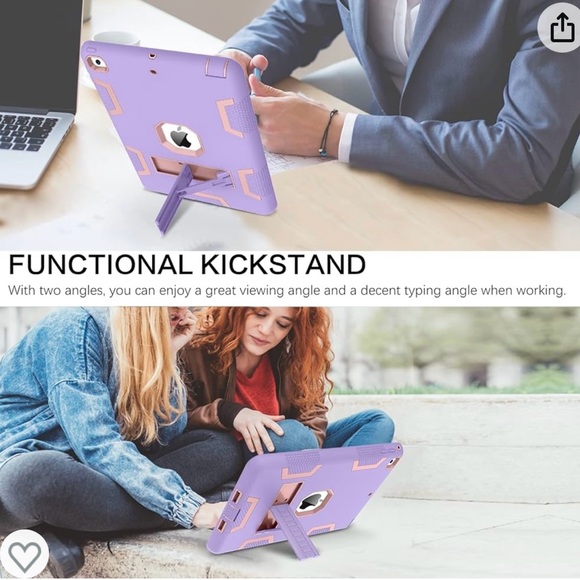 BENTOBEN iPad 6th Generation Case in color Purple/Rose Gold. - Picture 6 of 9